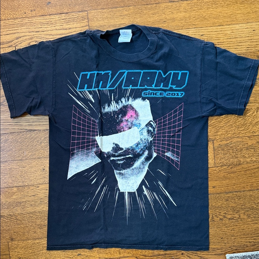 Black Short-Sleeve Graphic Tee